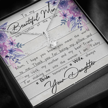 Mother of the Bride 'Daughter' Alluring Beauty Necklace - Love You This Much